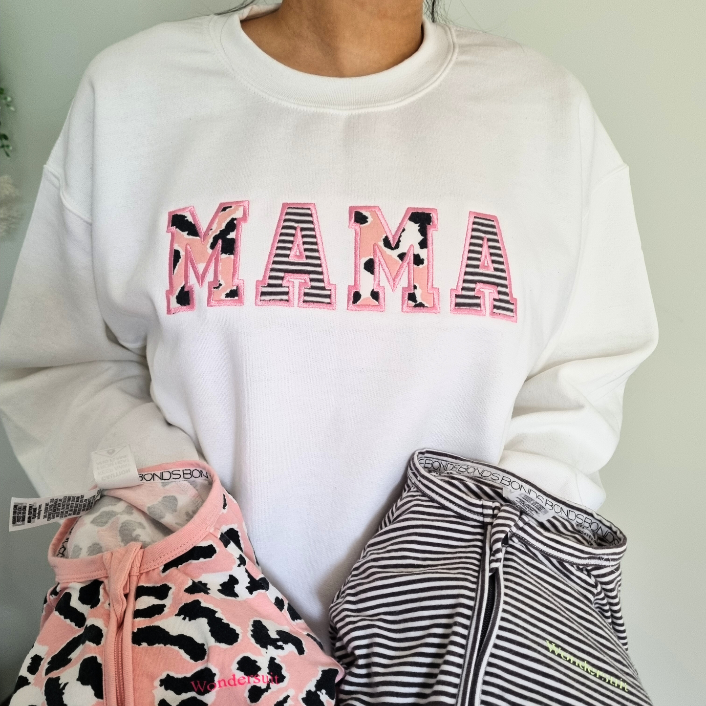 MAMA Keepsake Sweatshirt with Baby Clothing
