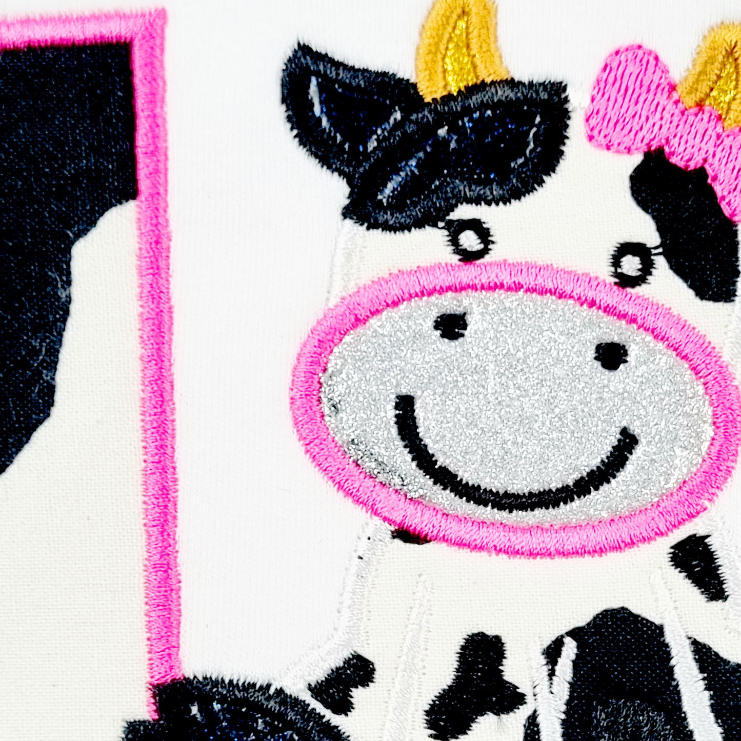 Personalised Cow Farm Animal Birthday T-shirt.