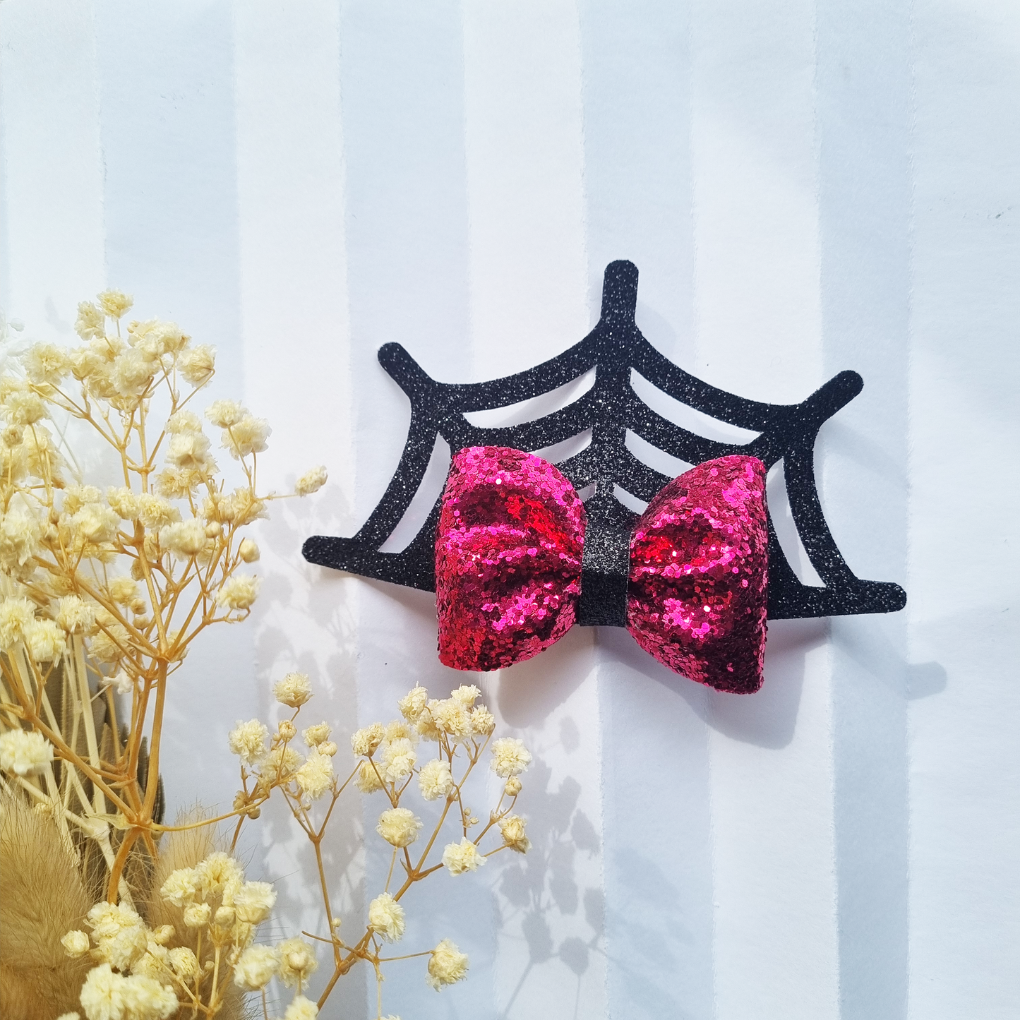 Vivid Venom Spiderweb Hair Clip (4.5" or 11.5cm).