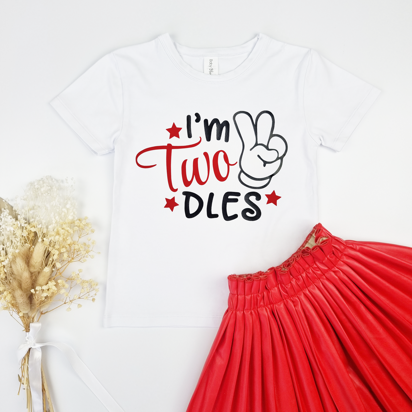 Unisex " I'M TWODLES" Birthday T-shirt.