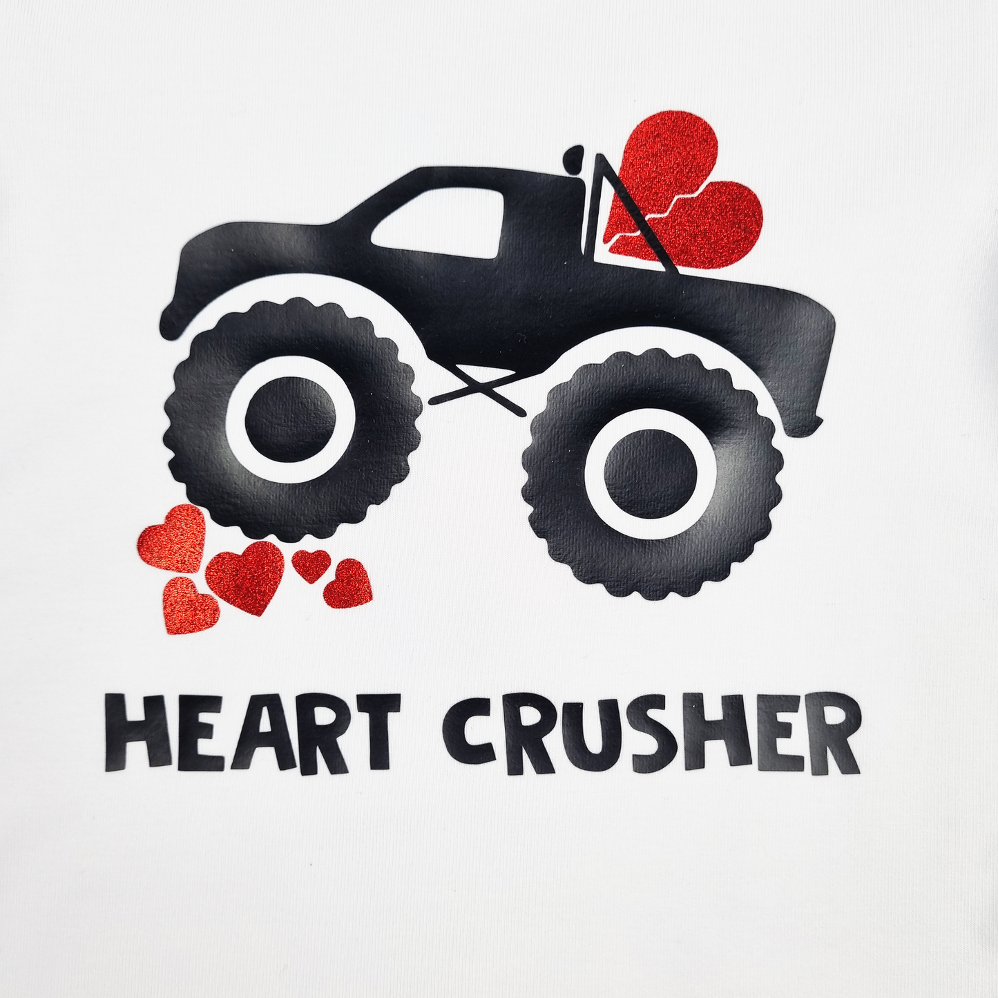 Boys Heart Crusher Truck T-shirt.