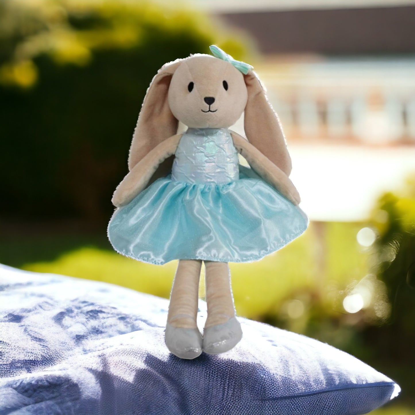 Personalized Embroidered Bunny Girl Doll.