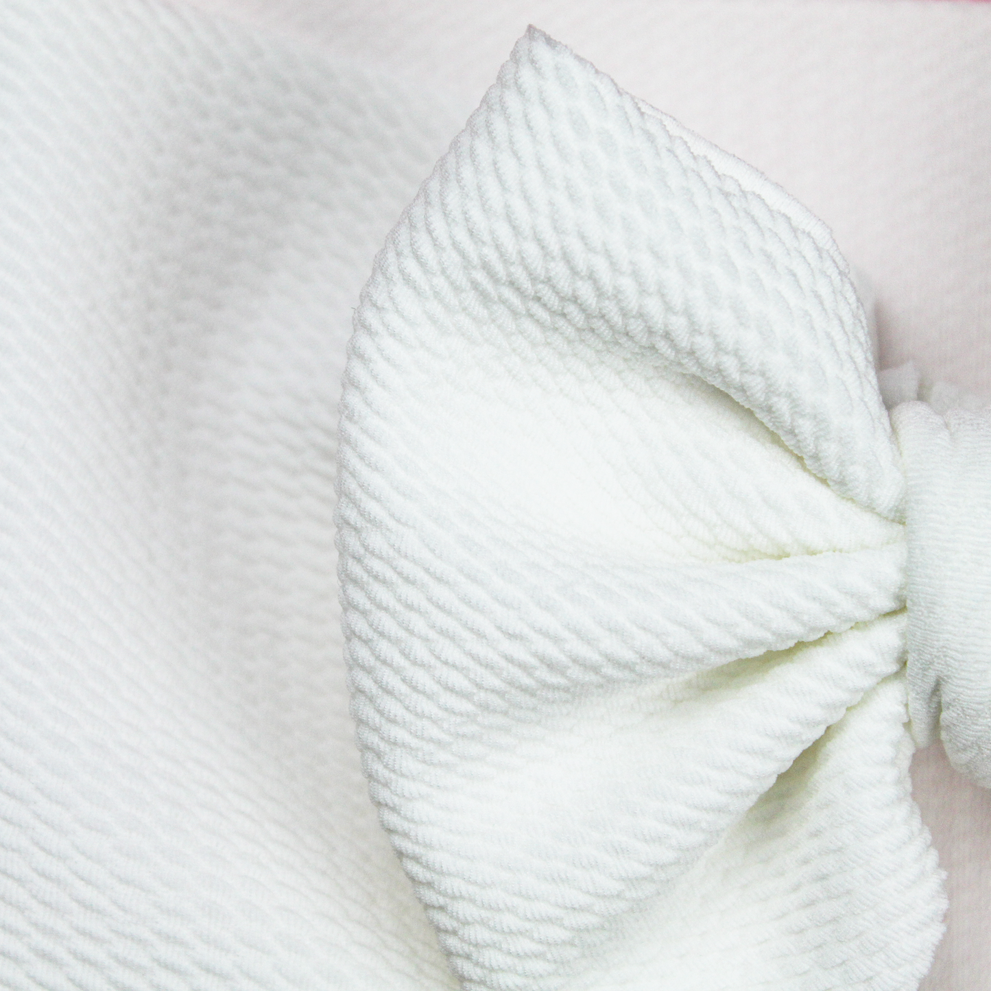 Baby White Big Bow Headwrap, Baby Girl Headband