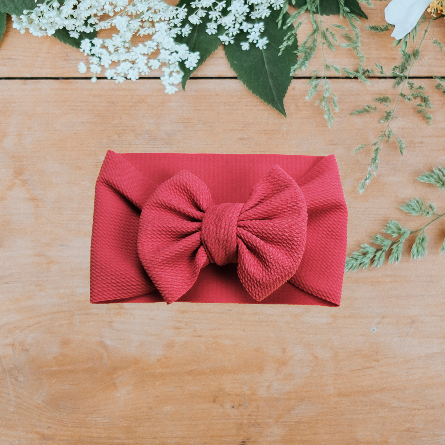 Baby Pink Big Bow Headwrap