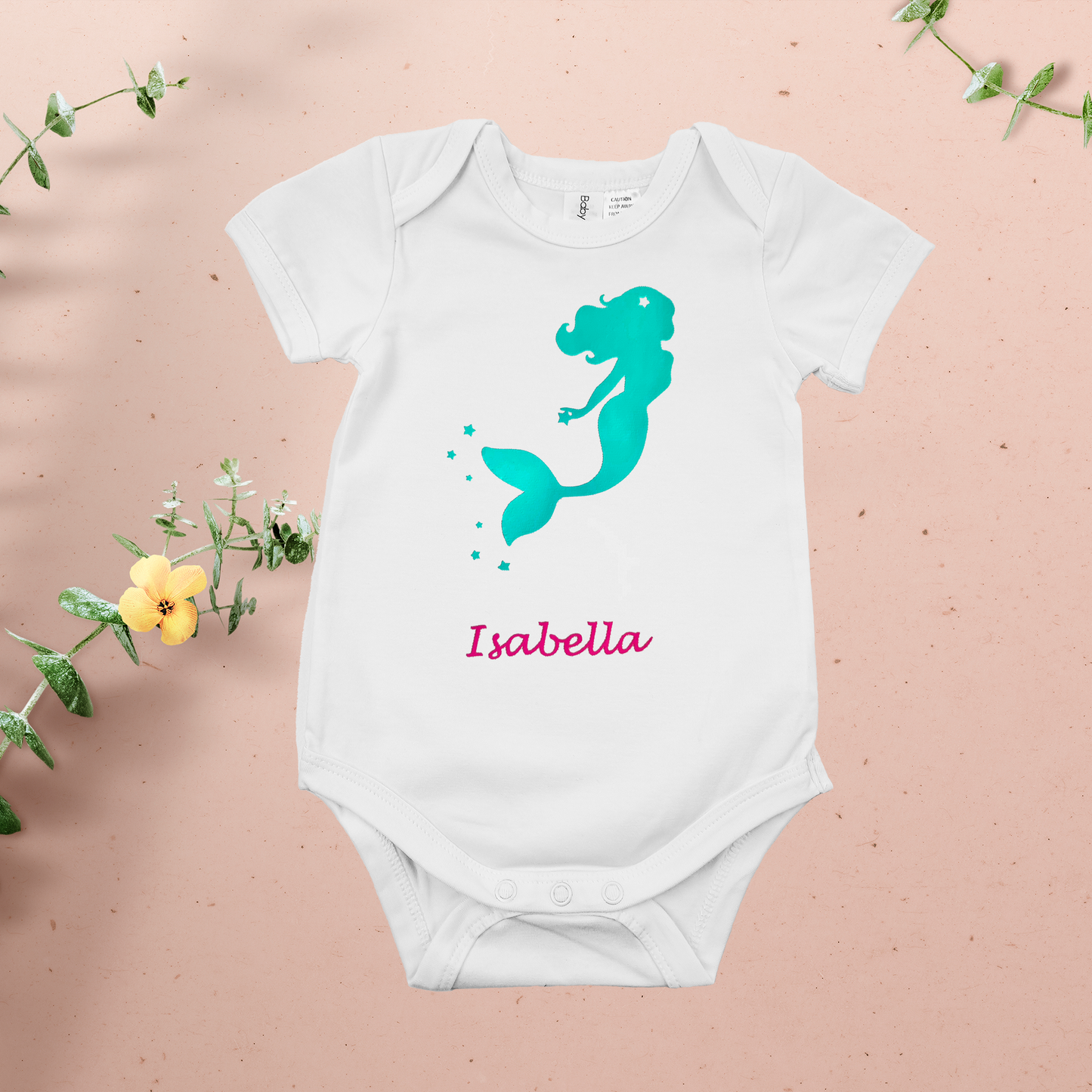 Personalised Mermaid Bodysuit.