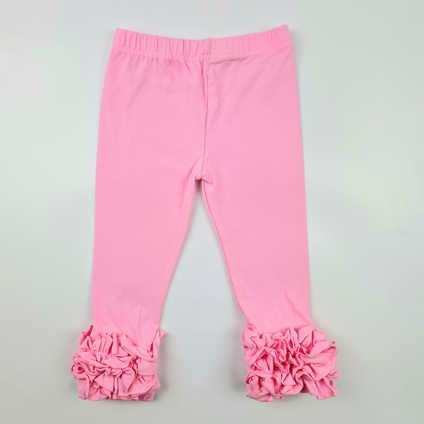 Girls Ruffle leggings.