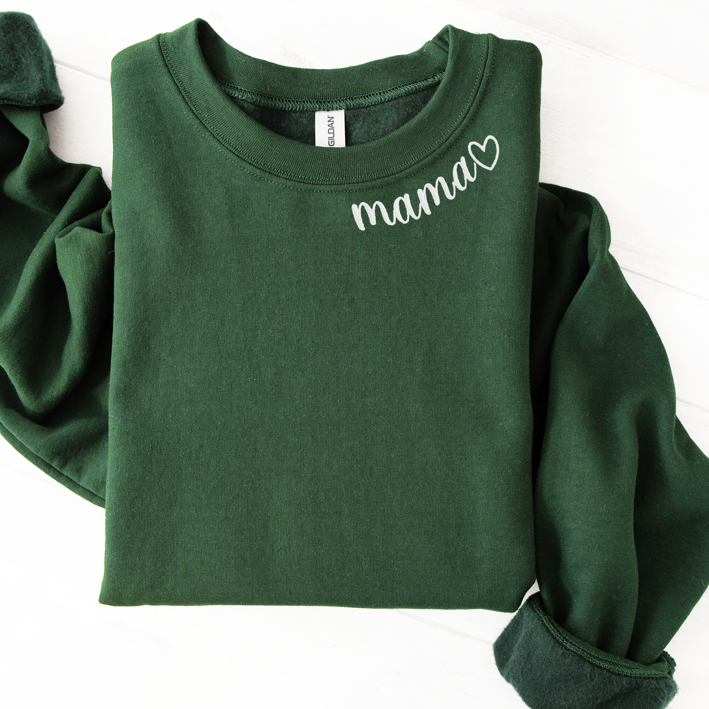 Embroidered Neckline Mama Jumper.